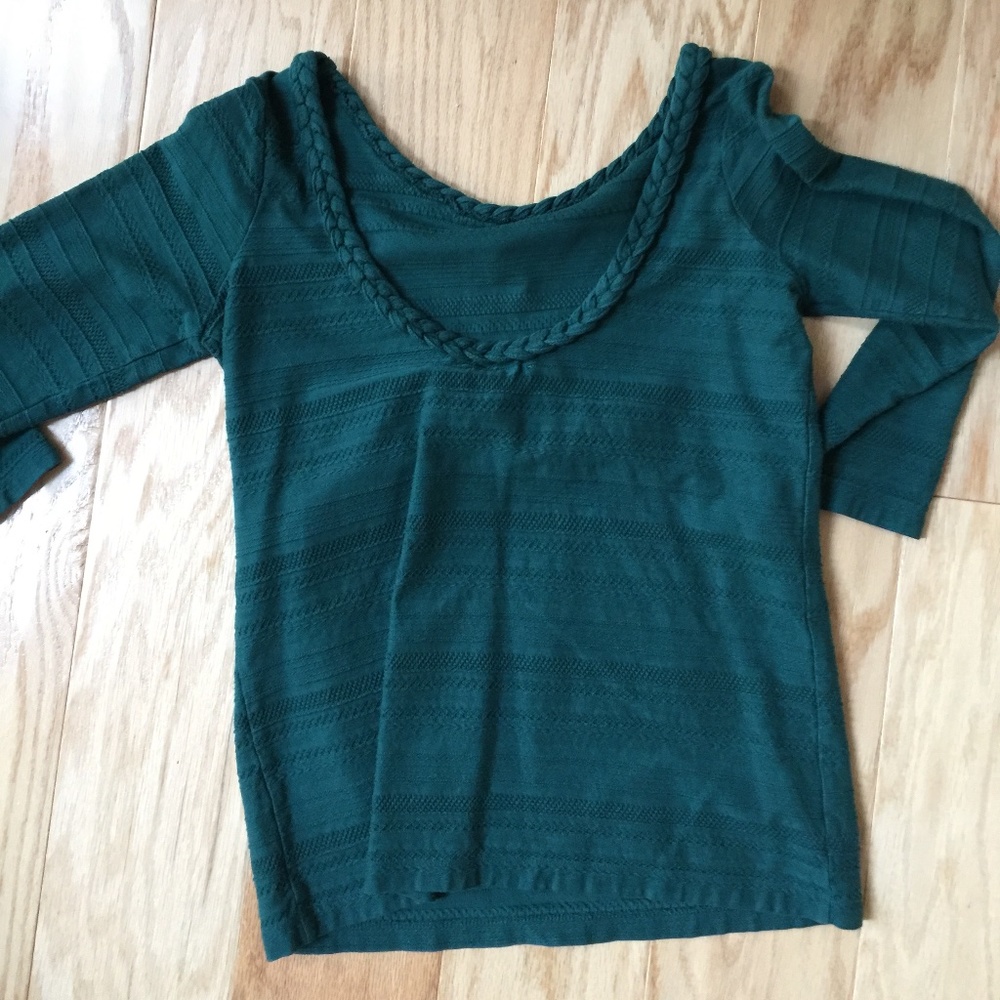 Sezane - Diane T-shirt - Green - Size XS